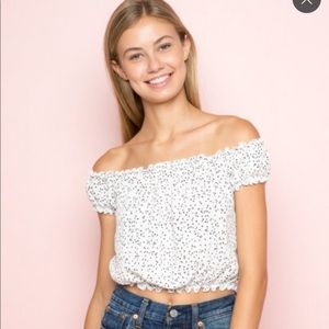 pink floral rio top!! brandy Melville